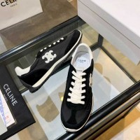 Кроссовки Celine RACER  из нейлона, замши и кожи