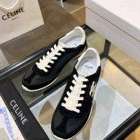 Кроссовки Celine RACER  из нейлона, замши и кожи
