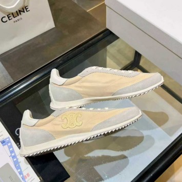 Кроссовки Celine RACER  из нейлона, замши и кожи