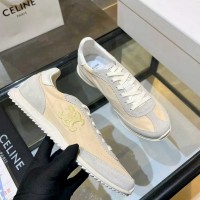 Кроссовки Celine RACER  из нейлона, замши и кожи