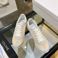 Кроссовки Celine RACER  из нейлона, замши и кожи