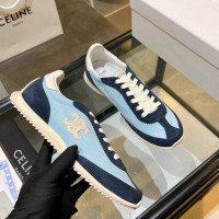 Кроссовки Celine RACER  из нейлона, замши и кожи