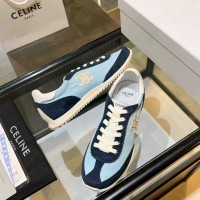 Кроссовки Celine RACER  из нейлона, замши и кожи
