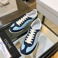Кроссовки Celine RACER  из нейлона, замши и кожи