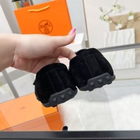 Лоферы Hermes из замши