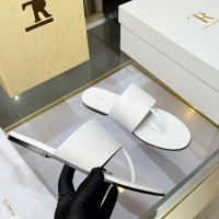 Шлепанцы The Row кожаные