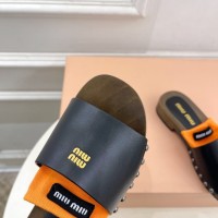 Шлепанцы Miu Miu лаковые