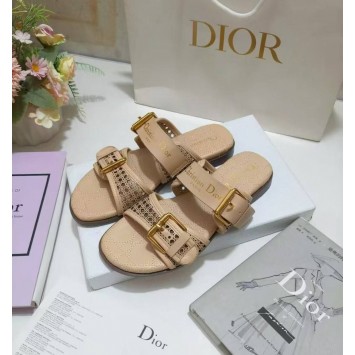 Шлепанцы Dior Médaillon Buckle Slide