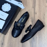 Балетки Chanel с кожаными бантами