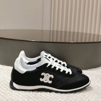 Кеды CELINE RACER с отделкой Triomphe из замши и кожи