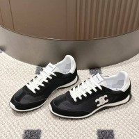 Кеды CELINE RACER с отделкой Triomphe из замши и кожи