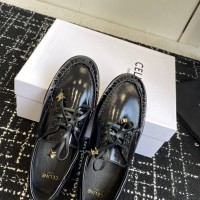 Лоферы CELINE LUCO из полированной кожи