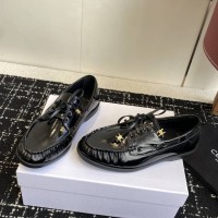 Лоферы CELINE LUCO из полированной кожи