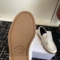 Лоферы CELINE LUCO из полированной кожи