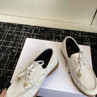 Лоферы CELINE LUCO из полированной кожи