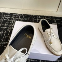 Лоферы CELINE LUCO из полированной кожи