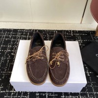 Лоферы CELINE LUCO из полированной кожи