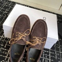 Лоферы CELINE LUCO из полированной кожи