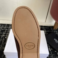 Лоферы CELINE LUCO из полированной кожи