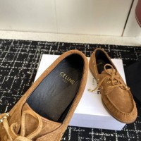 Лоферы CELINE LUCO из полированной кожи