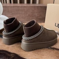 Зимние угги UGG Tazzette с трикотажной вставкой