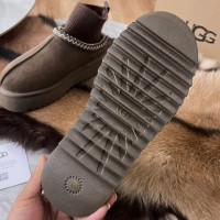 Зимние угги UGG Tazzette с трикотажной вставкой