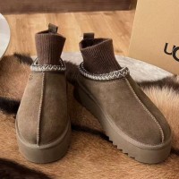 Зимние угги UGG Tazzette с трикотажной вставкой