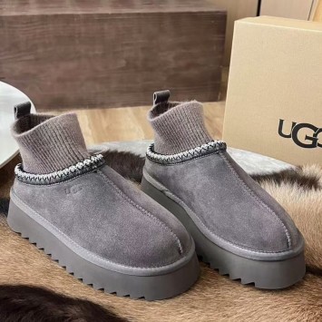 Зимние угги UGG Tazzette с трикотажной вставкой