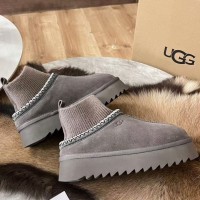 Зимние угги UGG Tazzette с трикотажной вставкой