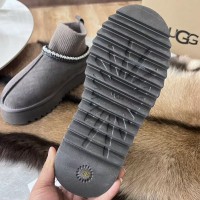Зимние угги UGG Tazzette с трикотажной вставкой
