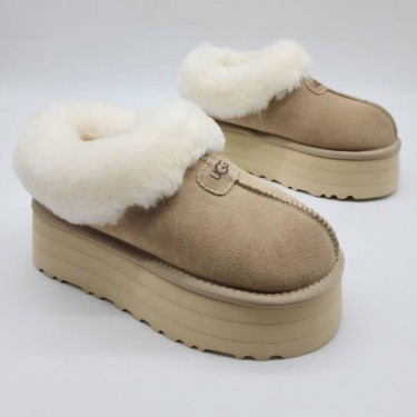 Зимние угги UGG Tazzette с пушистым воротником