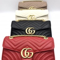 Сумка Gucci GG Marmont из стеганой кожи