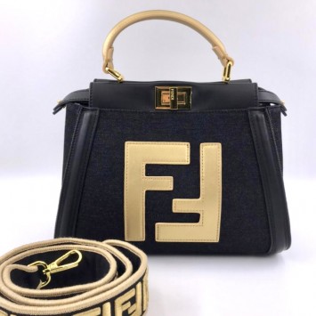 Сумка-тоут Fendi с крупным логотипом FF