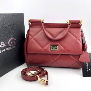 Стеганая сумка-тоут Dolce&Gabbana Sicily среднего размера
