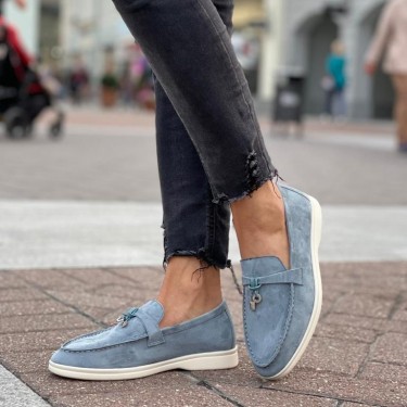 Замшевые лоферы Loro Piana Summer Charms Walk