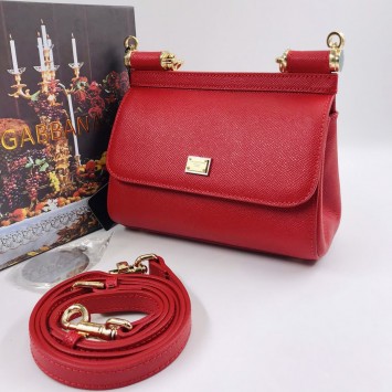 Сумка Dolce&Gabbana Sicily красная
