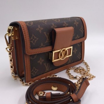 Мини-сумка Louis Vuitton DAUPHINE коричневая