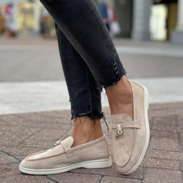 Замшевые лоферы Loro Piana Summer Charms Walk