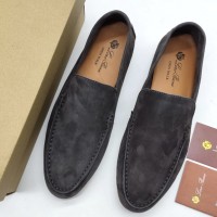 Замшевые лоферы Loro Piana Summer Walk