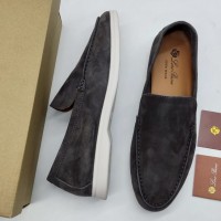 Замшевые лоферы Loro Piana Summer Walk