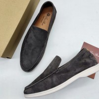 Замшевые лоферы Loro Piana Summer Walk