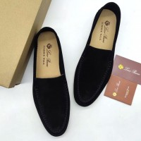 Замшевые лоферы Loro Piana Summer Walk