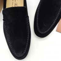 Замшевые лоферы Loro Piana Summer Walk