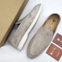 Замшевые лоферы Loro Piana Summer Walk