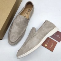 Замшевые лоферы Loro Piana Summer Walk