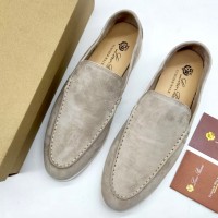 Замшевые лоферы Loro Piana Summer Walk