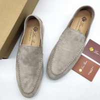 Замшевые лоферы Loro Piana Summer Walk