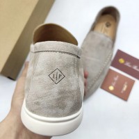 Замшевые лоферы Loro Piana Summer Walk