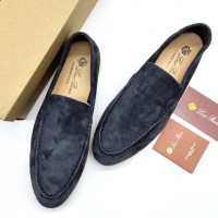 Замшевые лоферы Loro Piana Summer Walk
