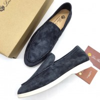 Замшевые лоферы Loro Piana Summer Walk